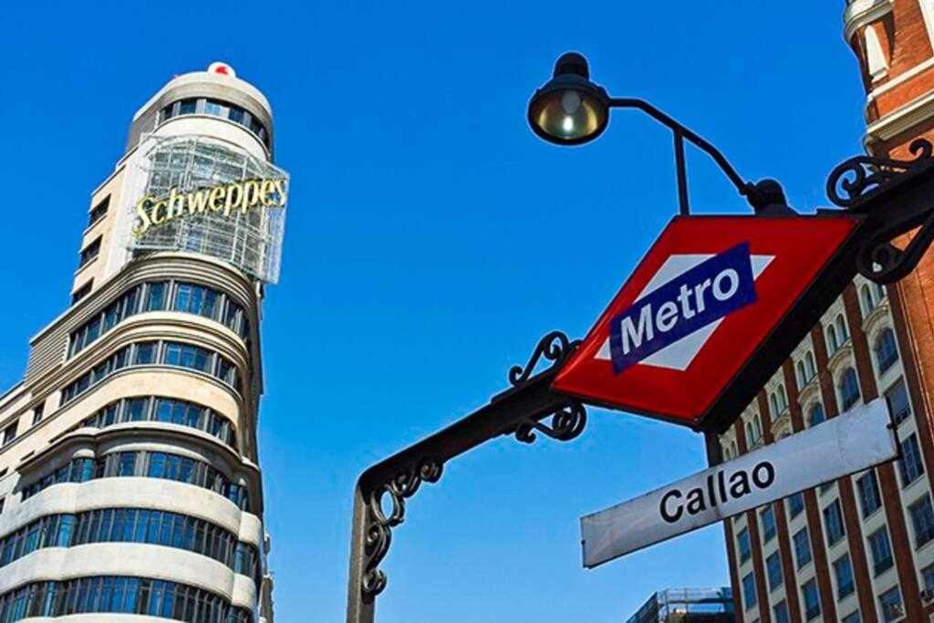 Apartamento Sotano En Gran Via Madri Exterior foto